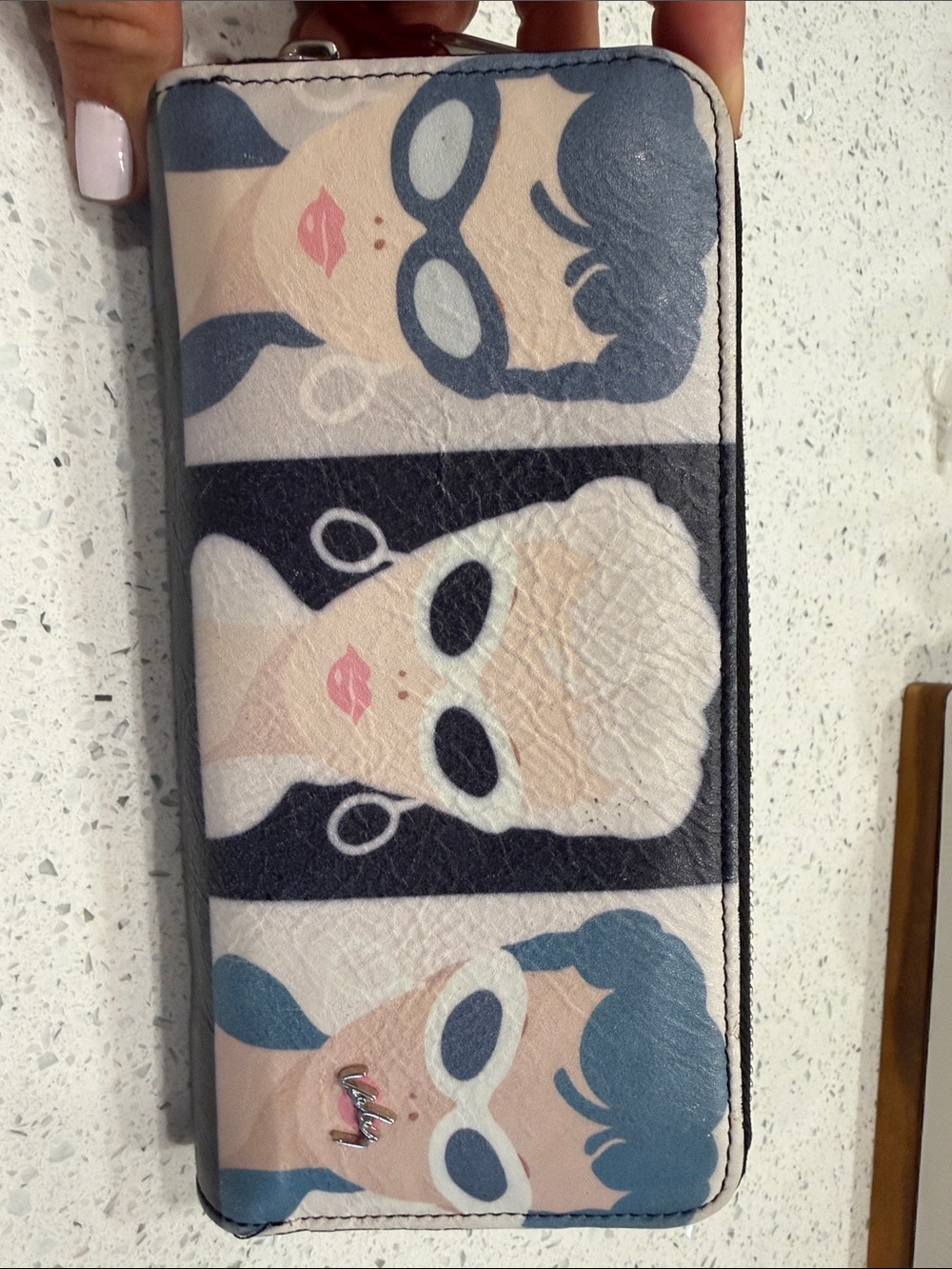 Leather wallet Barbie 60 anniversary.